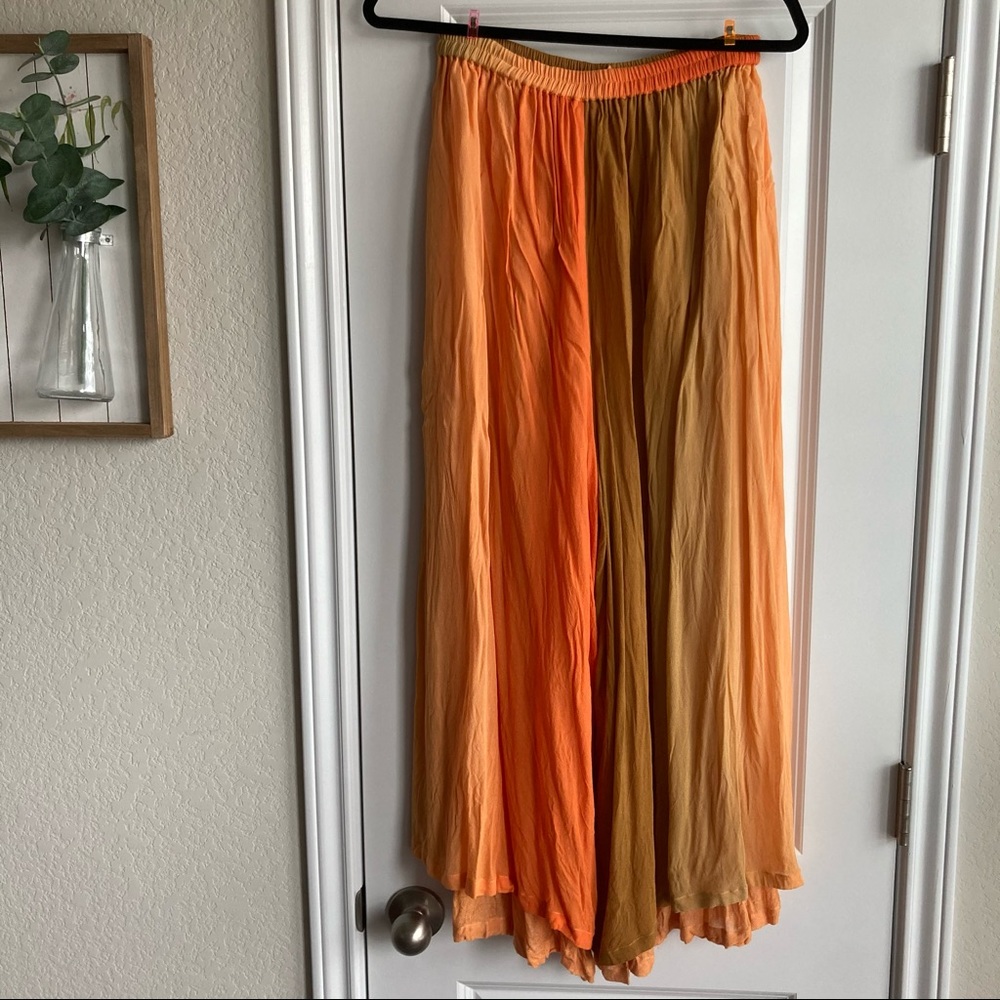 Boho flowy wide leg hippie pants